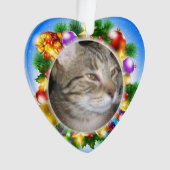 Boris gibt Ihnen sein Herz für Weihnachten Ornament (Vorderseite)