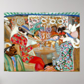 Boris Grigoriev - Pariser Café Poster (Vorne)