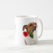 Boris - Jack-Russell-Terrier - HundeRosen-Tasse Kaffeetasse (VorderseiteRechts)