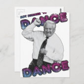 Boris Jeltsin Dance Dance Hot Summer 1996 Postkarte (Vorne/Hinten)