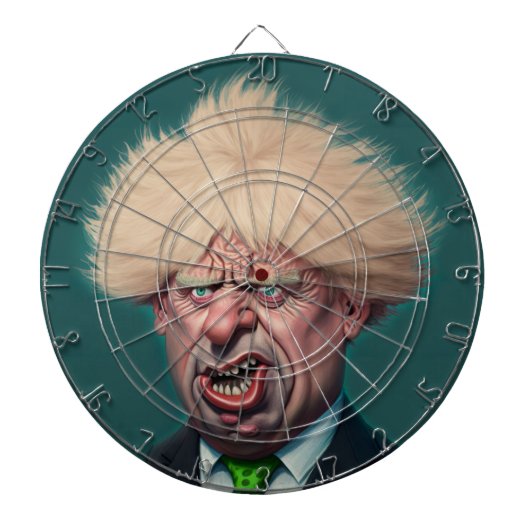 Boris Johnson Dartboard Dartscheibe (vorne)