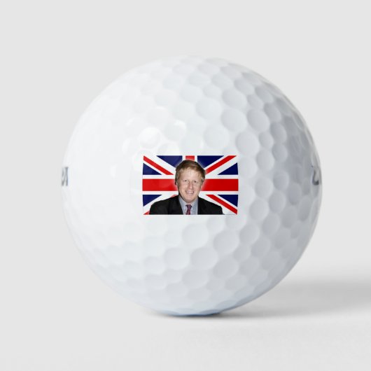 Boris Johnson Premierminister Golfball (Vorderseite)