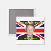 Boris Johnson Premierminister Magnet (Vorderseite/Rückseite)