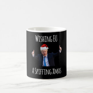 Boris Johnson wünscht sich EU ein Weihnachtsfest Kaffeetasse