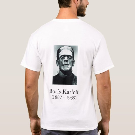 Boris Karloff / The Monster Tee Shirt (Rückseite)