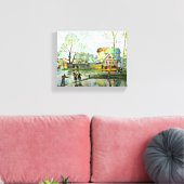 Boris Kustodiev, Frühjahr, berühmtes Bild Leinwanddruck (Insitu (Wohnzimmer))