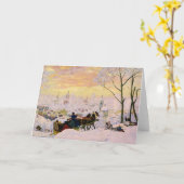 Boris Kustodiev Pancake Week CC0453 Karte (Gelbe Blume)