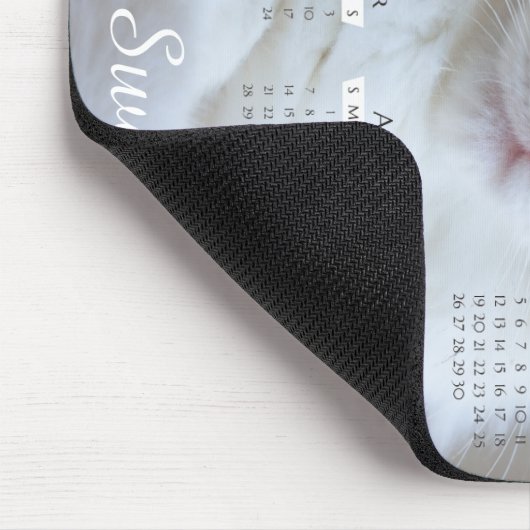 Boris SugarPuffs mousepad mit Kalender 2016 (Ecke)