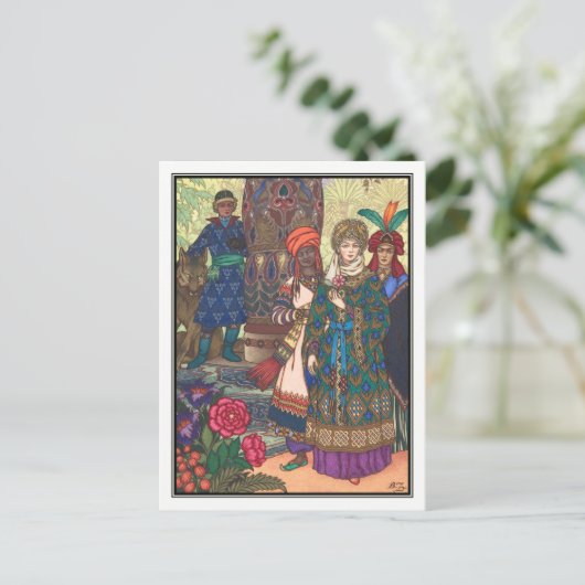 Boris Zvorykin - Der Feuervogel Postkarte (Stehend Vorderseite)