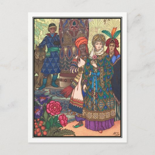 Boris Zvorykin - Der Feuervogel Postkarte (Vorderseite)