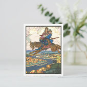 Boris Zvorykin - Der Feuervogel Postkarte (Stehend Vorderseite)