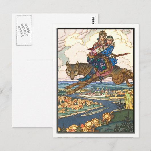 Boris Zvorykin - Der Feuervogel Postkarte (Vorne/Hinten)