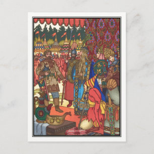 Boris Zvorykin - Maria Morenva Postkarte