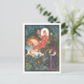 Boris Zvorykin - Vassilissa, die Messe Postkarte (Stehend Vorderseite)