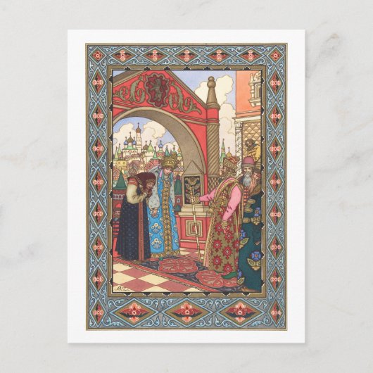 Boris Zvorykin - Vassilissa, die Messe Postkarte (Vorderseite)