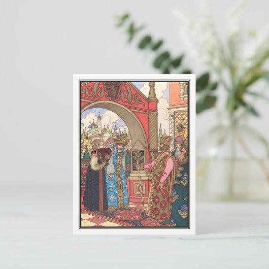 Boris Zvorykin - Vassilissa, die Messe Postkarte (Stehend Vorderseite)