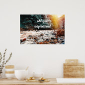 Borjomi-Bach Poster (Küche)