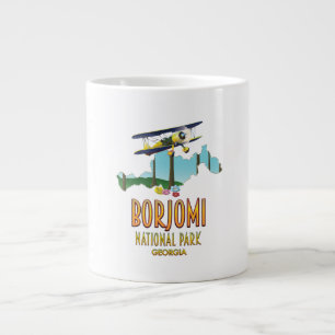 Borjomi Nationalpark Georgia Karte Jumbo-Tasse