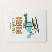 Borjomi Nationalpark Georgia Karte Puzzle (Horizontal)