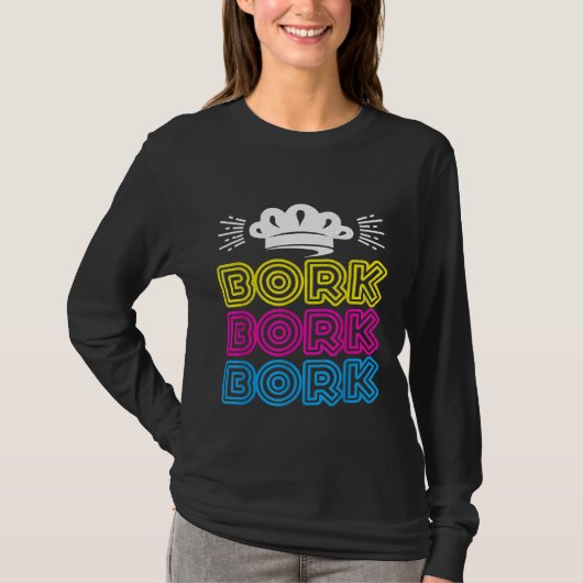 Bork Bork Bork Schwedischer Koch T-Shirt (Vorderseite)
