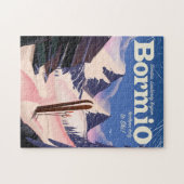 Bormio, Sondrio, Lombardei, Italien Skiposter. Puzzle (Horizontal)