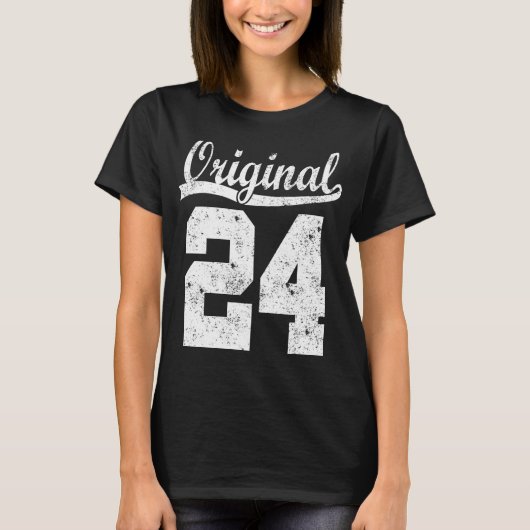 Born 24 birthday shirt (Vorderseite)