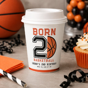 Born 2 Ball Basketball 2. Geburtstagsfeier Pappbecher