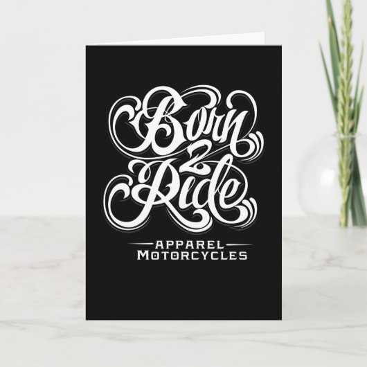 Born 2 Ride Karte (Vorderseite)