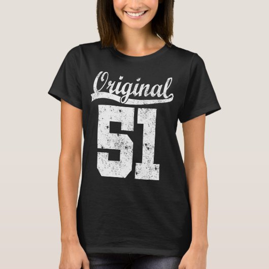 Born 51 birthday shirt (Vorderseite)