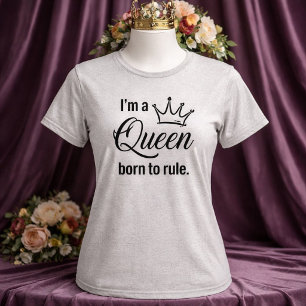 Born a Queen T-Shirt Tri-Blend Shirt