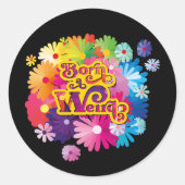 Born a Weirdo stickers (Vorderseite)