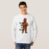 Born Bold Bred for Greatness,Afro modern,3d T-Shirt (Vorne ganz)