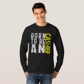 Born cashier Profession career worker working quot T-Shirt (Vorne ganz)