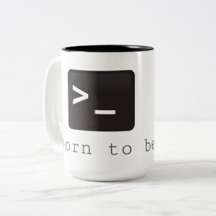 born du be root zweifarbige tasse