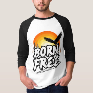 Born Free Eagle Langarm T-Shirt