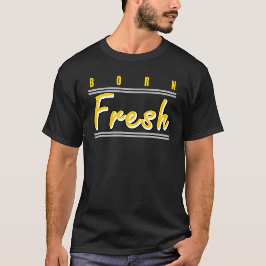 Born Fresh Heads Basketball Max Tour Yellow 1s Mat T-Shirt (Vorderseite)