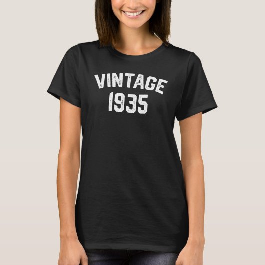 Born in 1935 87 Years Old Made in 1935 87th Birthd T-Shirt (Vorderseite)