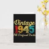 Born In 1945 80 Years Old Made In 1945 80th Birthd Karte (Gelbe Blume)