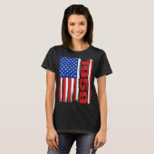 Born in 1959 US Flag Patriotic Veterans Day 4th Of T-Shirt (Vorne ganz)