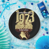 born in 1973 rocks pappteller (Party)