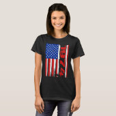 Born in 1974 US Flag Patriotic Veterans Day 4th Of T-Shirt (Vorne ganz)