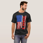 Born in 1981 US Flag Patriotic Veterans Day 4th Of T-Shirt (Vorne ganz)