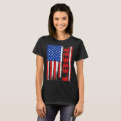 Born in 1981 US Flag Patriotic Veterans Day 4th Of T-Shirt (Vorne ganz)