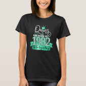 Born in 1982 I Black Turquoise Party Outfit & Acce T-Shirt (Vorderseite)