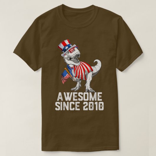 Born in 2010 12 Years Old Made in 2010 12nd Birthd T-Shirt (Design vorne)