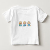 Born in 2024 baby t-shirt (Rückseite)