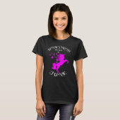 Born in June Butterflies N Unicorns Magical Fairie T-Shirt (Vorne ganz)
