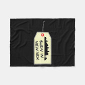 Born In Newark Nj Brick City City Es County New Je Fleecedecke (Vorderseite (Horizontal))