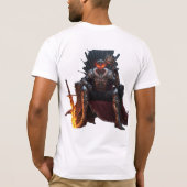 Born in Ruin Crowned in Fire – Dark Fantasy Anime T-Shirt (Rückseite)