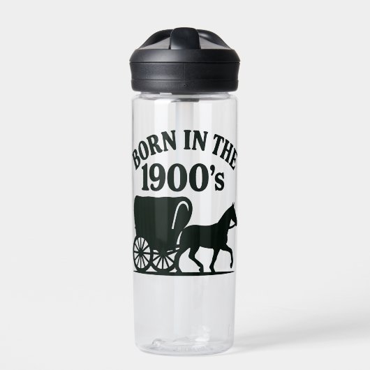 Born in the 1900's Nostalgic Funny Trinkflasche (Vorderseite)